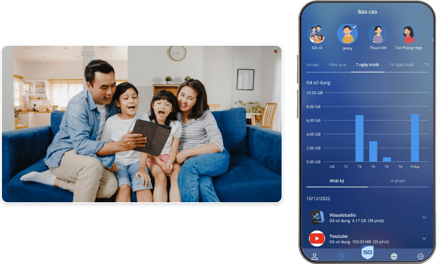 SafeGate Family - Internet an toàn cho gia đình!